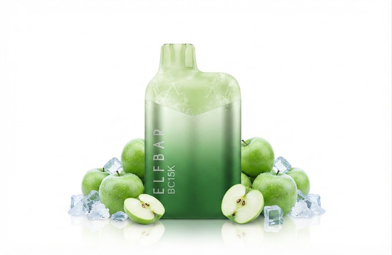 Elfbar BC 15k  GREEN APPLE ICE