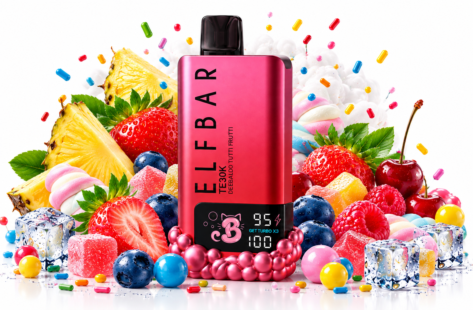 Elfbar TE 30K Bubbaloo Tutti Frutti